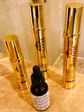 Jenetiqa morning skincare products